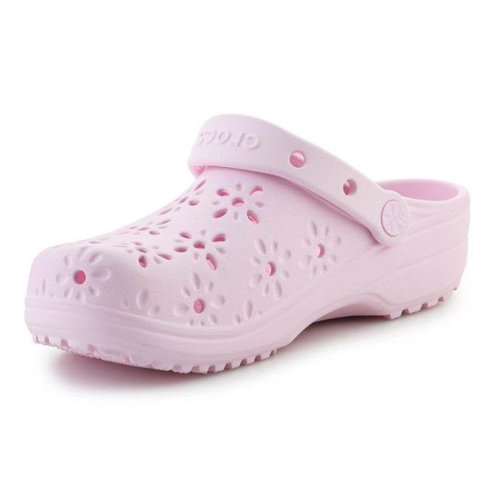Moteriškos klumpės Crocs Classic Floral Cut Out, rožinės