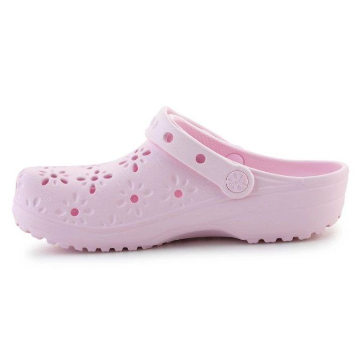 Moteriškos klumpės Crocs Classic Floral Cut Out, rožinės