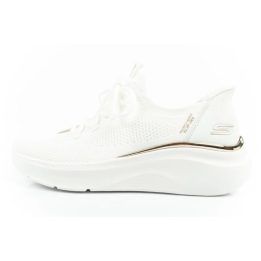 Moteriški įspiriami sportbačiai Skechers BOBS B Love – True Delight, balti ir aukso spalvos