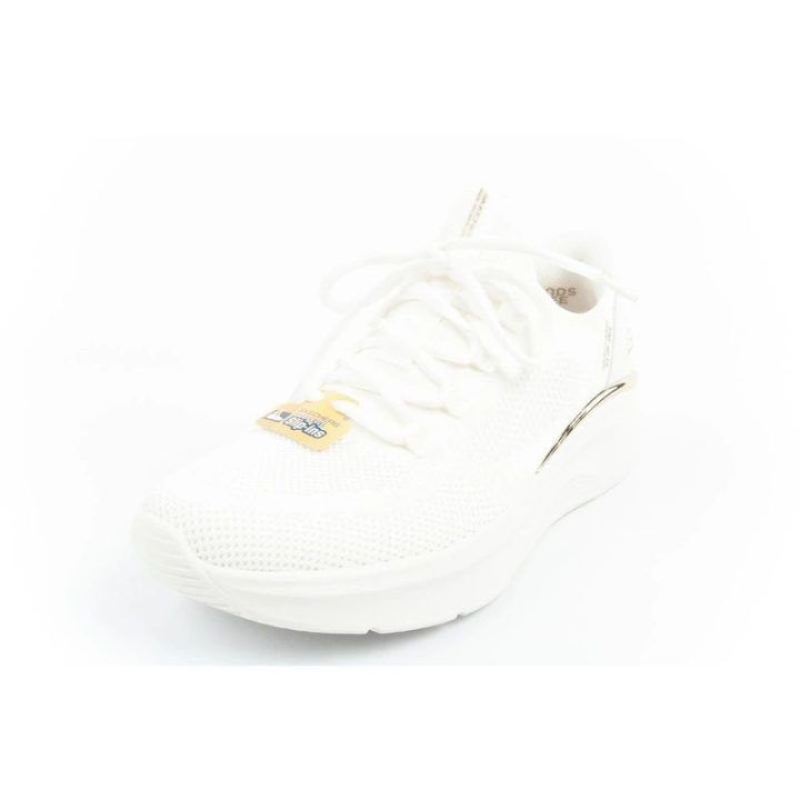 Moteriški įspiriami sportbačiai Skechers BOBS B Love – True Delight, balti ir aukso spalvos
