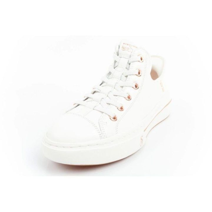 Moteriški odiniai sportbačiai Skechers Snoop One, balti ir aukso spalvos