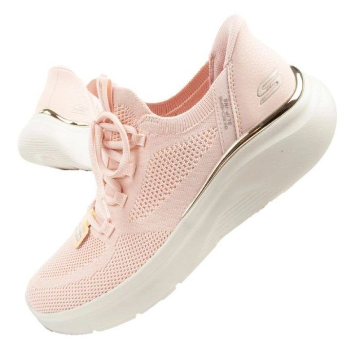 Moteriški įspiriami sportbačiai Skechers BOBS B Love – True Delight, rožiniai ir aukso spalvos