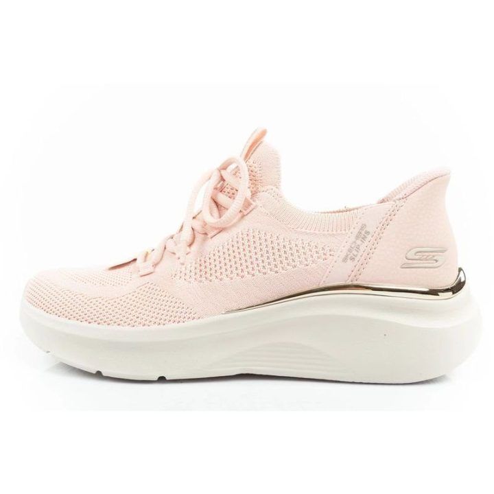 Moteriški įspiriami sportbačiai Skechers BOBS B Love – True Delight, rožiniai ir aukso spalvos
