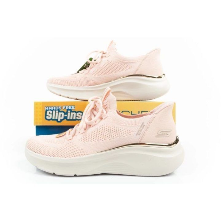 Moteriški įspiriami sportbačiai Skechers BOBS B Love – True Delight, rožiniai ir aukso spalvos