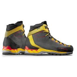 Žygio batai La Sportiva Trango Tech Leather GTX, juodi ir geltoni