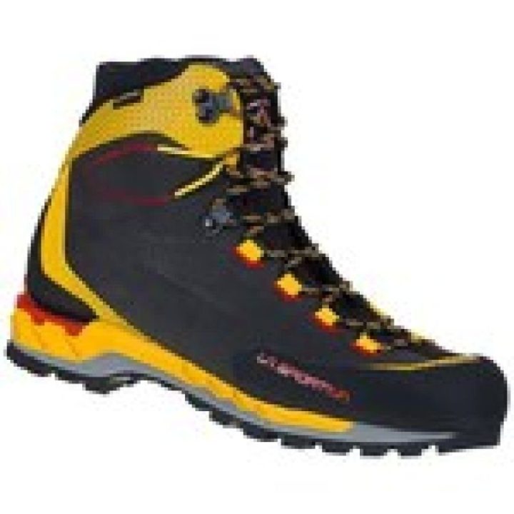 Žygio batai La Sportiva Trango Tech Leather GTX, juodi ir geltoni