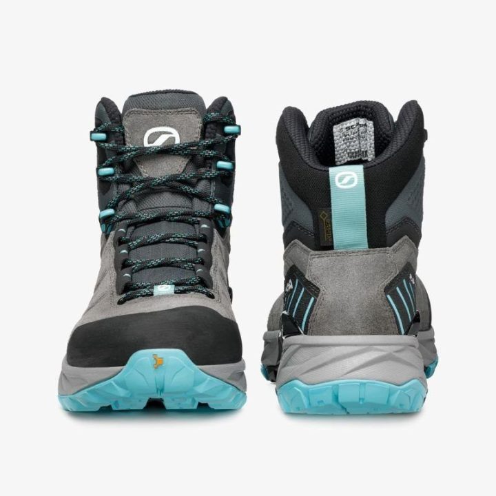 Moteriški žygio batai Scarpa Rush TRK GTX, pilki ir žydri