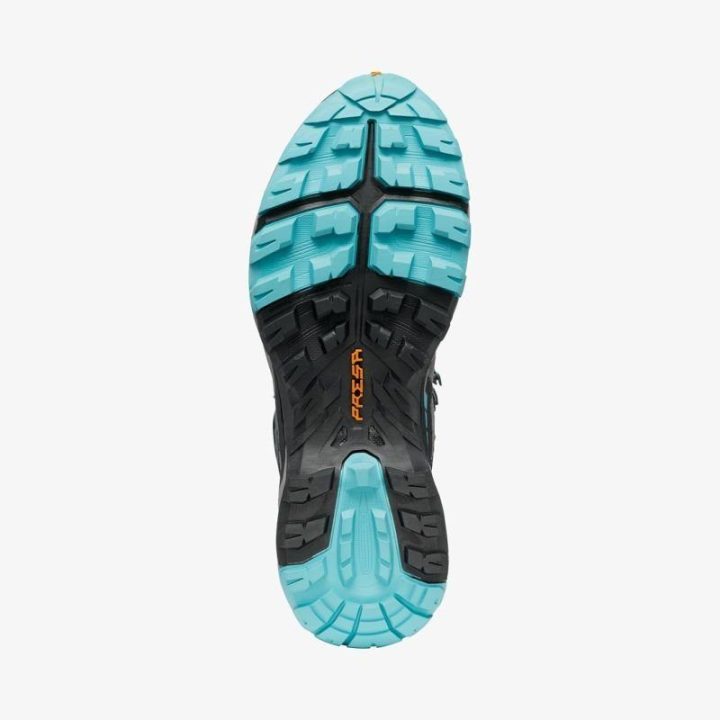 Moteriški žygio batai Scarpa Rush TRK GTX, pilki ir žydri