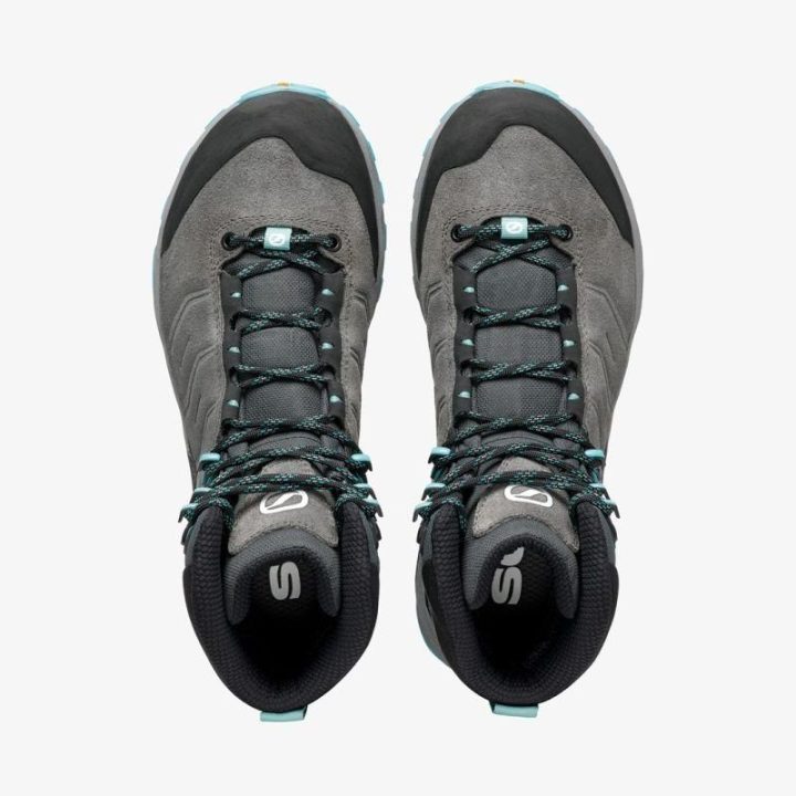 Moteriški žygio batai Scarpa Rush TRK GTX, pilki ir žydri