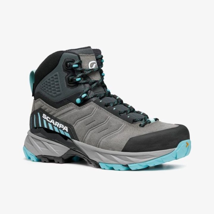 Moteriški žygio batai Scarpa Rush TRK GTX, pilki ir žydri