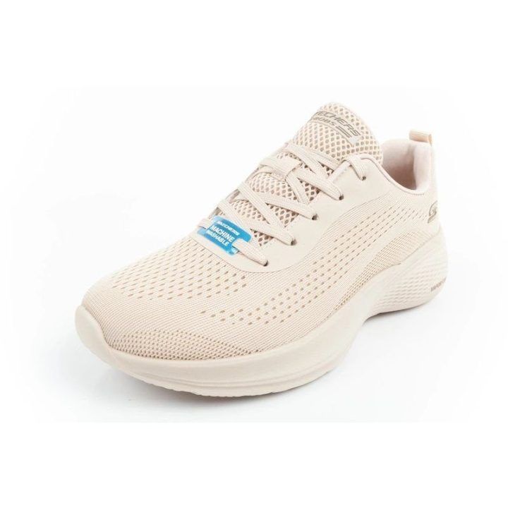 Moteriški sportbačiai su 3 cm kulnu Skechers Bobs Sport Infinity, smėlio
