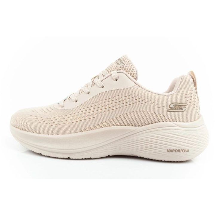 Moteriški sportbačiai su 3 cm kulnu Skechers Bobs Sport Infinity, smėlio