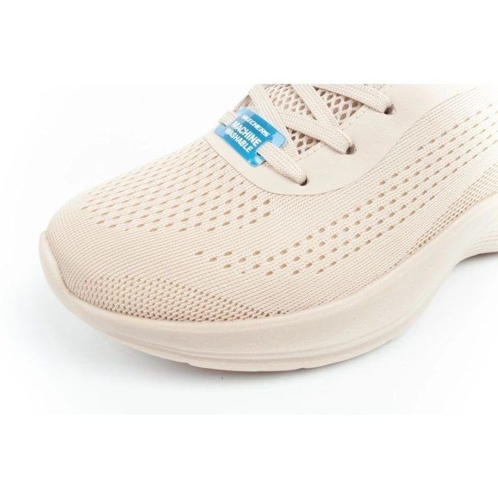 Moteriški sportbačiai su 3 cm kulnu Skechers Bobs Sport Infinity, smėlio