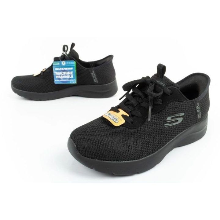 Moteriški įspiriami sportbačiai Skechers Dynamight 2.0, juodi