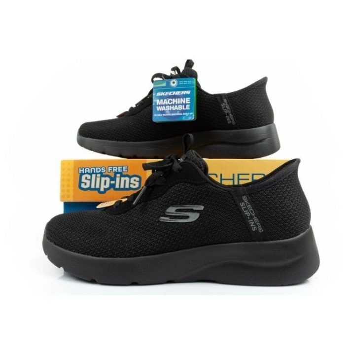 Moteriški įspiriami sportbačiai Skechers Dynamight 2.0, juodi