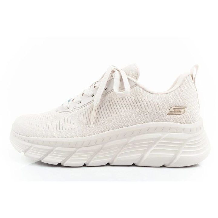 Moteriški sportbačiai Skechers Bobs B Flex su Memory Foam, smėlio