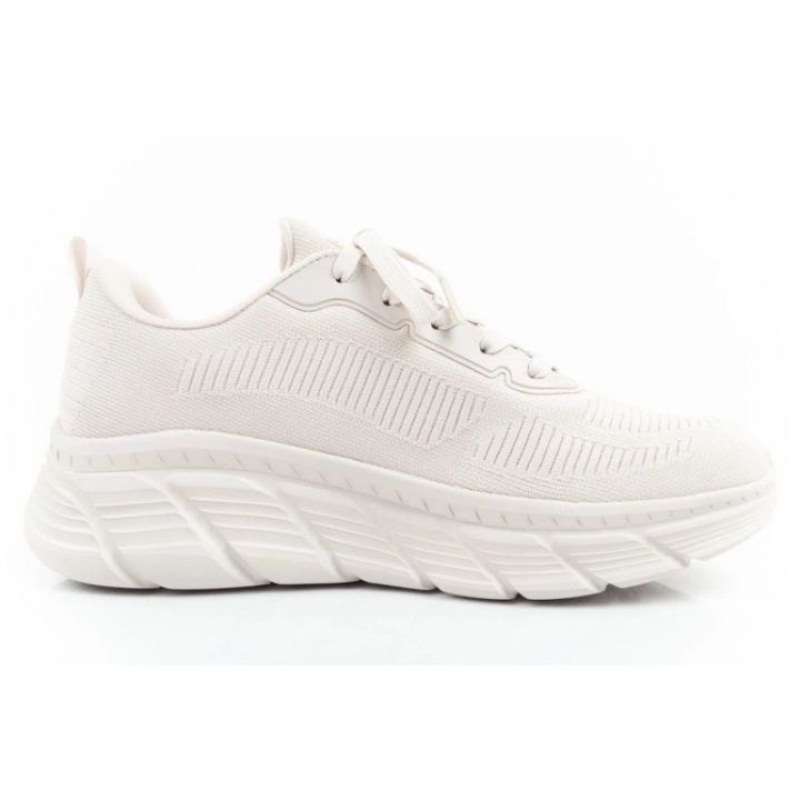 Moteriški sportbačiai Skechers Bobs B Flex su Memory Foam, smėlio