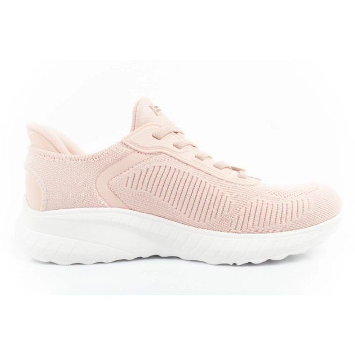 Moteriški įsispiriami sportbačiai Skechers Bobs Squad, rožiniai