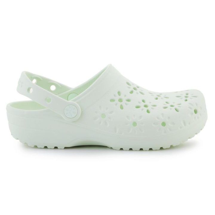 Moteriškos klumpės Crocs Classic Floral Cut Out, nefrito
