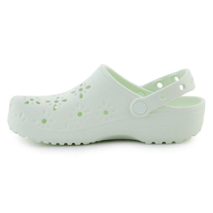 Moteriškos klumpės Crocs Classic Floral Cut Out, nefrito