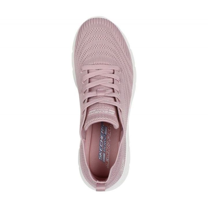 Moteriški sportbačiai Skechers BOBS Sport B Flex Lo, rožiniai