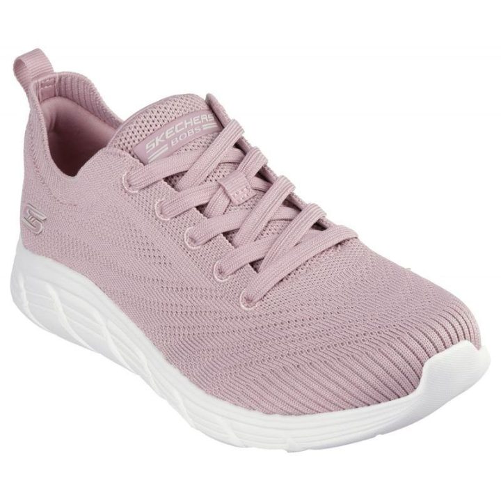 Moteriški sportbačiai Skechers BOBS Sport B Flex Lo, rožiniai
