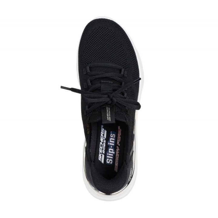 Moteriški įspiriami sportbačiai Skechers BOBS B Love – True Delight, juodi