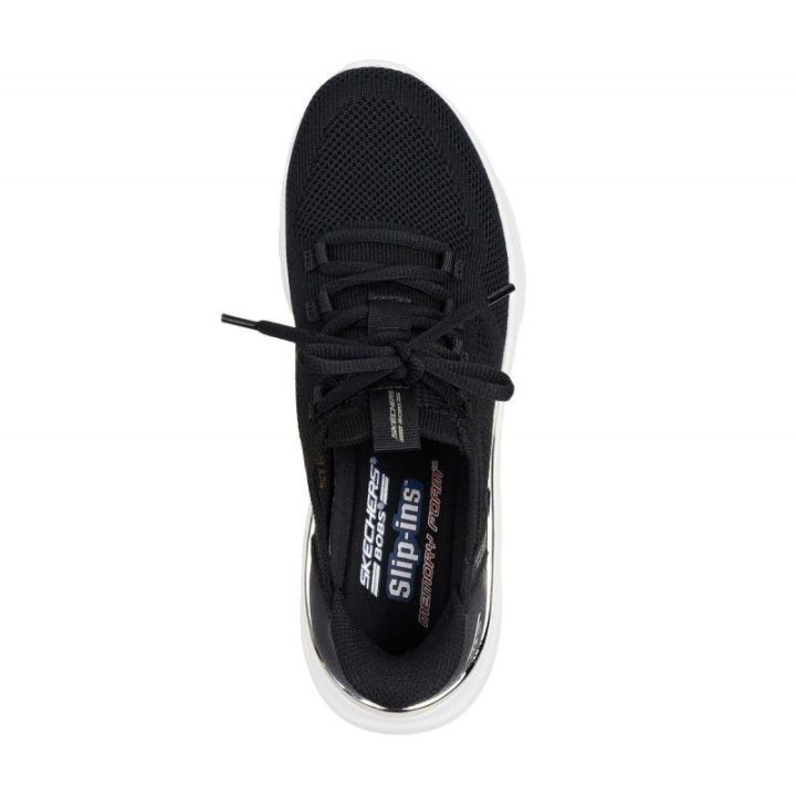 Moteriški įspiriami sportbačiai Skechers BOBS B Love – True Delight, juodi