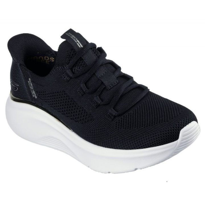 Moteriški įspiriami sportbačiai Skechers BOBS B Love – True Delight, juodi