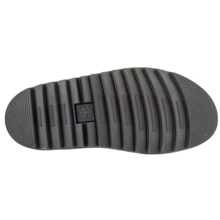Moteriškos odinės basutės Dr. Martens Nartilla, baltos ir juodos