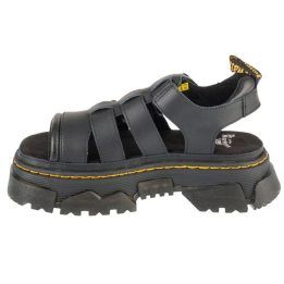 Moteriškos natūralios odos basutės Dr. Martens 3 Strap, juodos