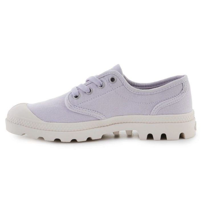 Moteriški žemo profilio sportbačiai Palladium Pampa Oxford, pieno