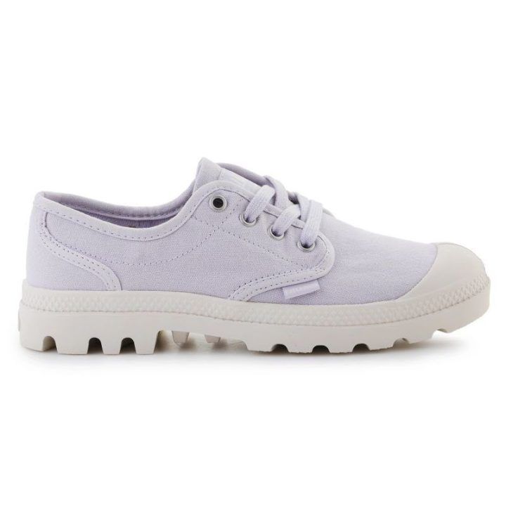 Moteriški žemo profilio sportbačiai Palladium Pampa Oxford, pieno