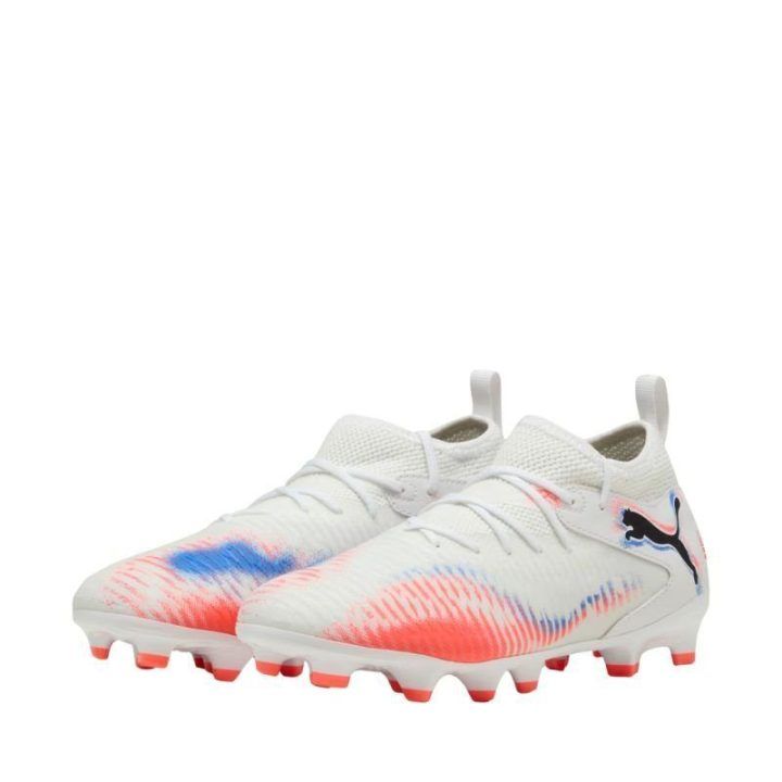Vaikiški futbolo bateliai FG/AG Puma Future 8 Match, balti