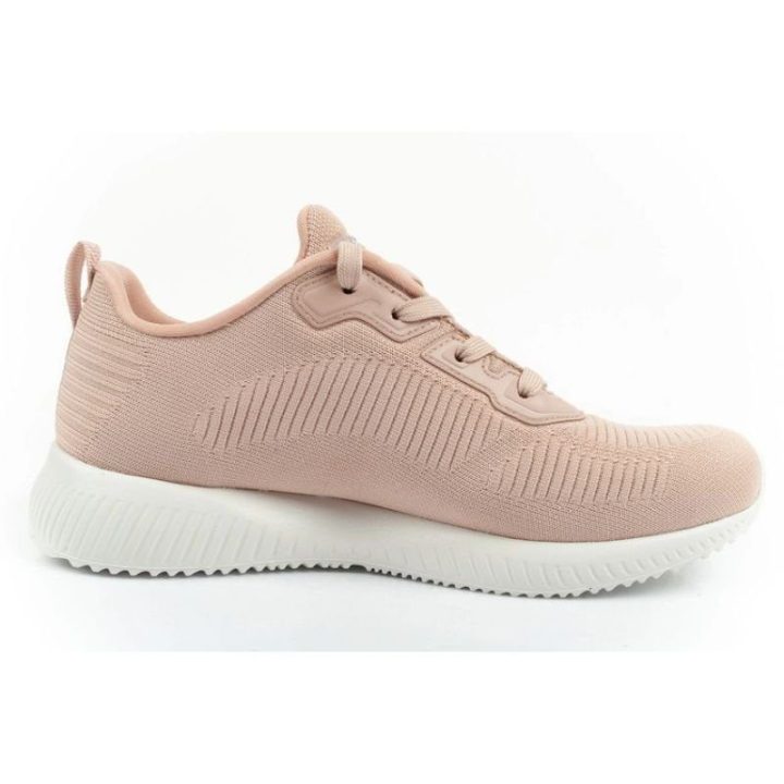 Moteriški sportbačiai Skechers Bobs Squad-Tough Talk, kūno spalvos