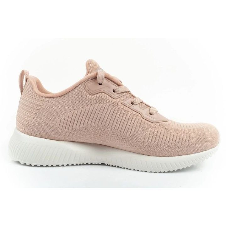Moteriški sportbačiai Skechers Bobs Squad-Tough Talk, kūno spalvos