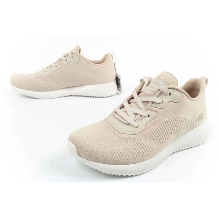 Moteriški sportbačiai su raišteliais Skechers Bobs Squad-Tough Talk