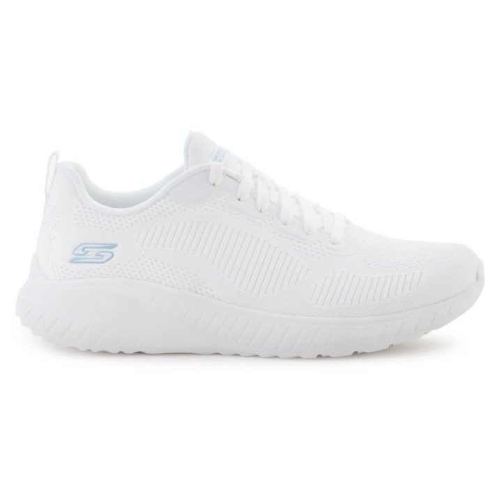 Moteriški sportbačiai Skechers Bobs Squad Chaos Face Off, balti