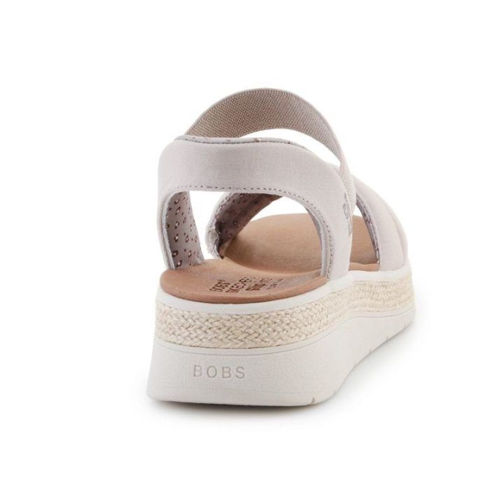 Moteriškos įspiriamos basutės Skechers BOBS Sun Ray, pilkai rusvos