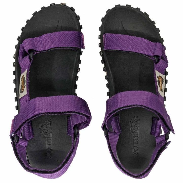 Moteriškos žygio basutės Gumbies Scrambler, violetinės