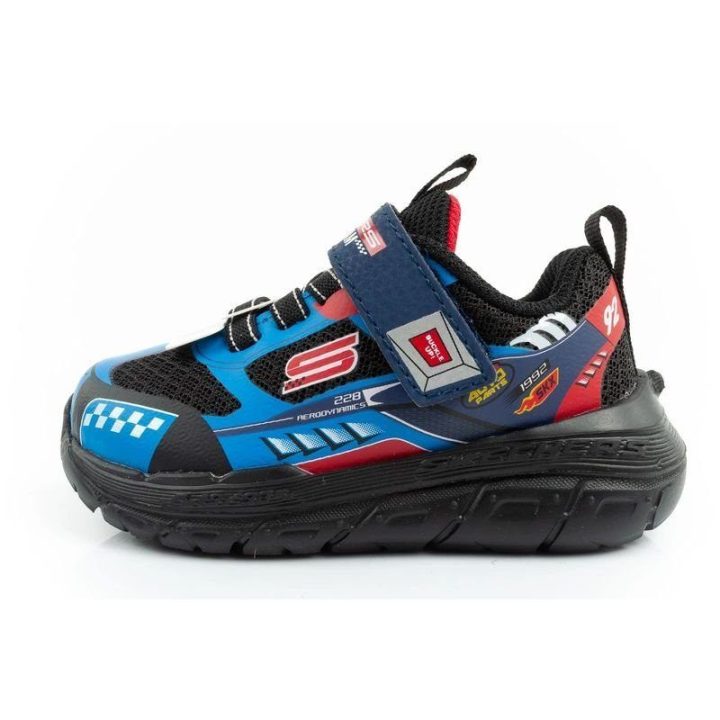 Sportbačiai berniukams su lipukais Skechers Skech Tracks