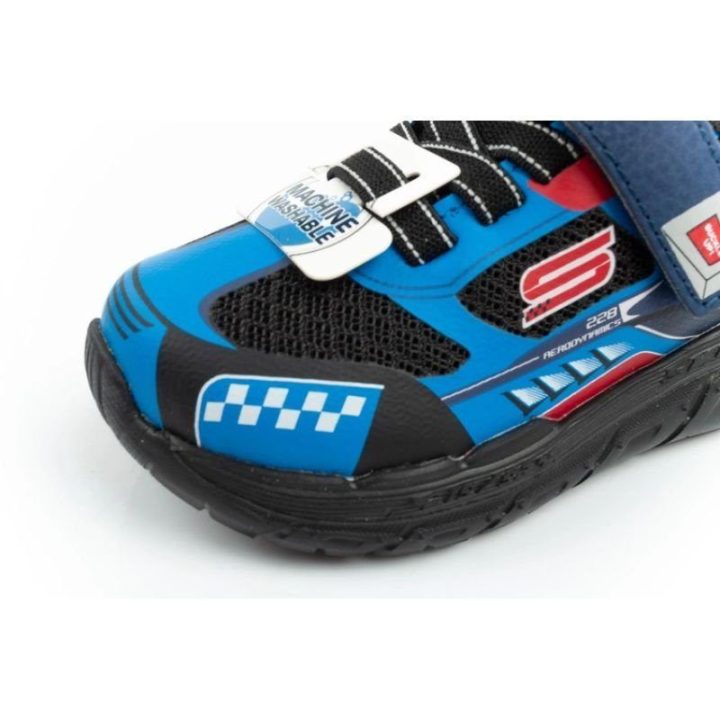 Sportbačiai berniukams su lipukais Skechers Skech Tracks