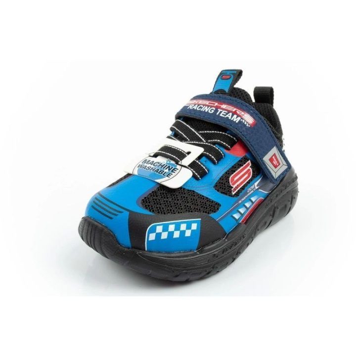 Sportbačiai berniukams su lipukais Skechers Skech Tracks