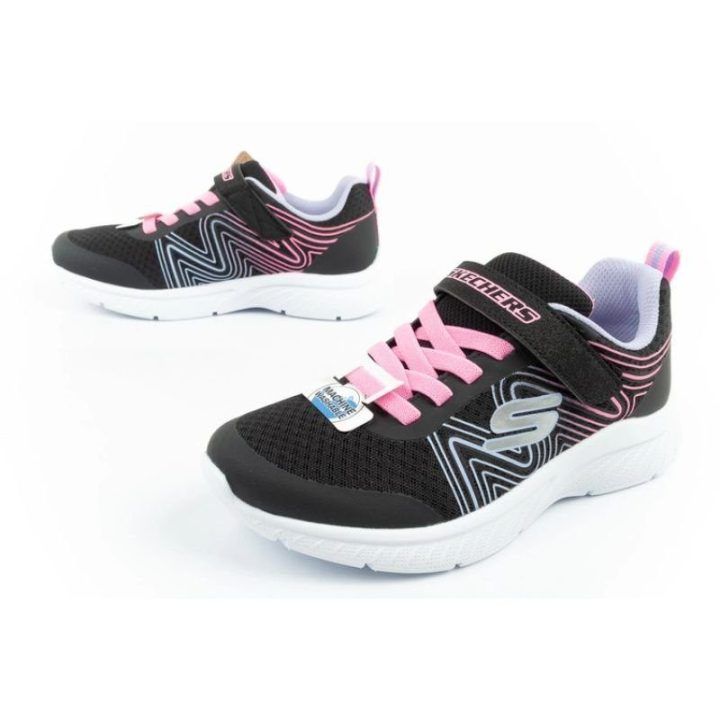 Vaikiški sportbačiai su lipuku Skechers Microspec Plus
