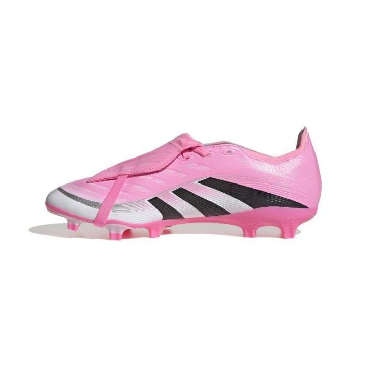 Futbolo bateliai adidas Predator League, rožiniai, juodi ir balti