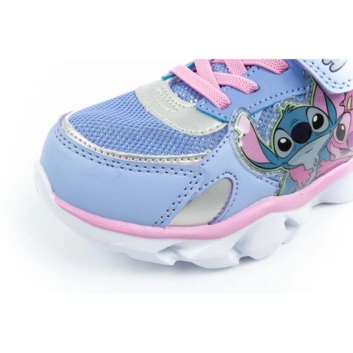 Vaikiški sportbačiai su lipuku ir LED Leomil Stitch