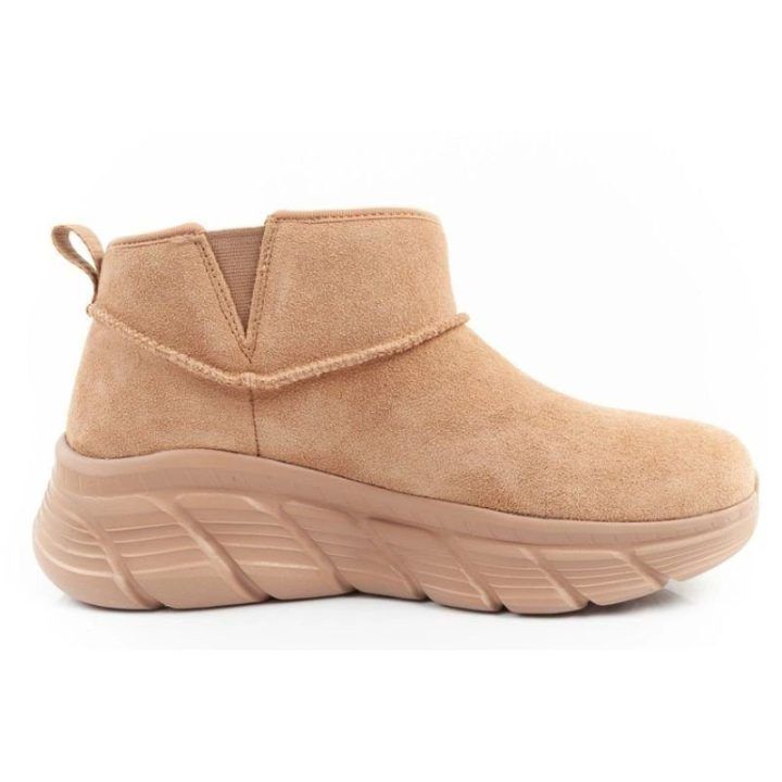 Moteriški pašiltinti aulinukai Skechers, rudi