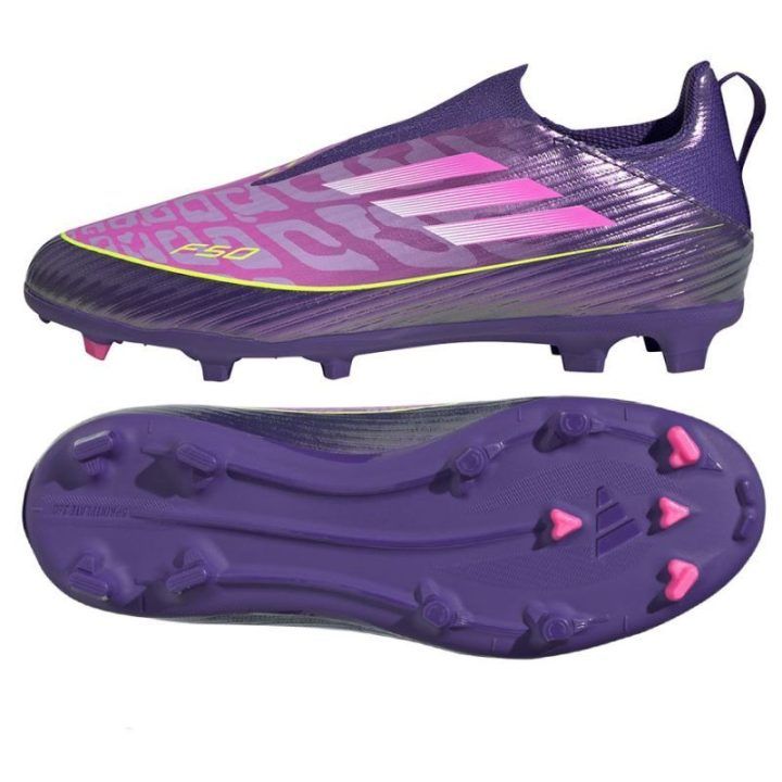 Vaikiški įspiriami futbolo bateliai adidas F50 Lamine Yamal League
