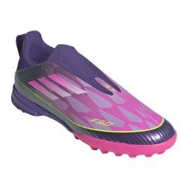 Vaikiški futbolo bateliai be raištelių adidas F50 Lamine Yamal TF