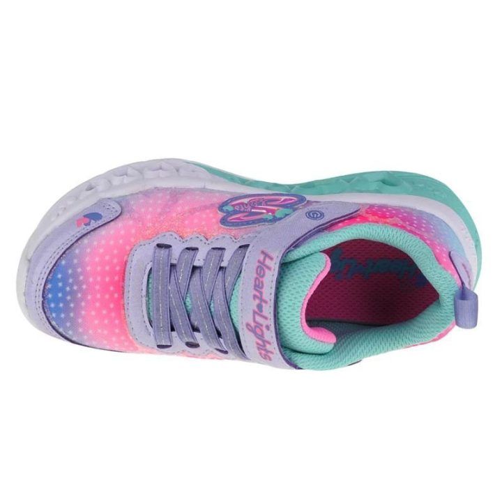 Sportbačiai mergaitėms Skechers Flutter Heart Lights, įvairiaspalviai
